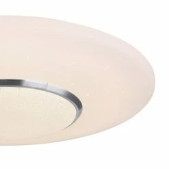 Globo CANDIDA Deckenleuchte LED Weiß, 1-flammig, Fernbedienung -LED Leuchten Verkäufe globo candida deckenleuchte 48311 30 3