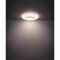 Globo CANDIDA Deckenleuchte LED Weiß, 1-flammig, Fernbedienung -LED Leuchten Verkäufe globo candida deckenleuchte 48311 30 7