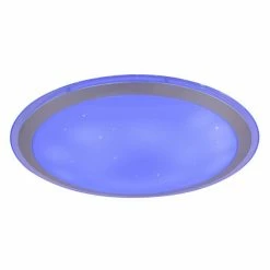 Globo CARRY Deckenleuchte LED Weiß, 1-flammig, Fernbedienung, Farbwechsler -LED Leuchten Verkäufe globo carry deckenleuchte 41354 30sh 10