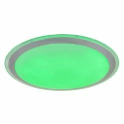 Globo CARRY Deckenleuchte LED Weiß, 1-flammig, Fernbedienung, Farbwechsler -LED Leuchten Verkäufe globo carry deckenleuchte 41354 30sh 8