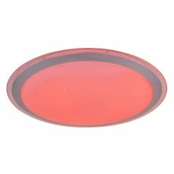 Globo CARRY Deckenleuchte LED Weiß, 1-flammig, Fernbedienung, Farbwechsler -LED Leuchten Verkäufe globo carry deckenleuchte 41354 30sh 9