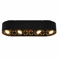 Globo CLARKE Deckenleuchte LED Schwarz, 4-flammig 10 Globo CLARKE Deckenleuchte LED Schwarz, 4-flammig -LED Leuchten Verkäufe globo clarke deckenleuchte 15229 4d 2