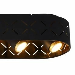 Globo CLARKE Deckenleuchte LED Schwarz, 4-flammig 11 Globo CLARKE Deckenleuchte LED Schwarz, 4-flammig -LED Leuchten Verkäufe globo clarke deckenleuchte 15229 4d 3