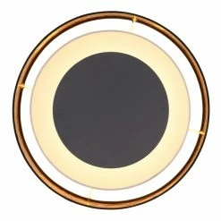 Globo CLARKE Deckenleuchte LED Schwarz, 1-flammig -LED Leuchten Verkäufe globo clarke deckenleuchte 15229d1 3