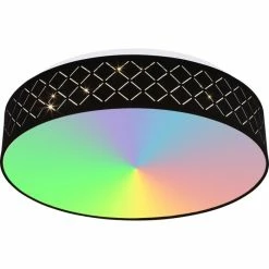 Globo CLARKE Deckenleuchte LED Weiß, 1-flammig, Fernbedienung, Farbwechsler 26 Globo CLARKE Deckenleuchte LED Weiß, 1-flammig, Fernbedienung, Farbwechsler -LED Leuchten Verkäufe globo clarke deckenleuchte 15229d9 10