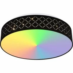 Globo CLARKE Deckenleuchte LED Weiß, 1-flammig, Fernbedienung, Farbwechsler 28 Globo CLARKE Deckenleuchte LED Weiß, 1-flammig, Fernbedienung, Farbwechsler -LED Leuchten Verkäufe globo clarke deckenleuchte 15229d9 12