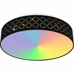 Globo CLARKE Deckenleuchte LED Weiß, 1-flammig, Fernbedienung, Farbwechsler 31 Globo CLARKE Deckenleuchte LED Weiß, 1-flammig, Fernbedienung, Farbwechsler -LED Leuchten Verkäufe globo clarke deckenleuchte 15229d9 15