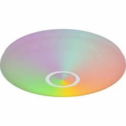 Globo CLARKE Deckenleuchte LED Weiß, 1-flammig, Fernbedienung, Farbwechsler 30 Globo CLARKE Deckenleuchte LED Weiß, 1-flammig, Fernbedienung, Farbwechsler -LED Leuchten Verkäufe globo clarke deckenleuchte 41365 18 14