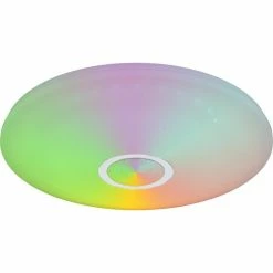 Globo CLARKE Deckenleuchte LED Weiß, 1-flammig, Fernbedienung, Farbwechsler 31 Globo CLARKE Deckenleuchte LED Weiß, 1-flammig, Fernbedienung, Farbwechsler -LED Leuchten Verkäufe globo clarke deckenleuchte 41365 18 15