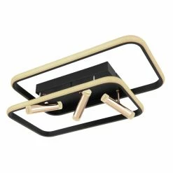 Globo COCO Deckenleuchte LED Schwarz, 1-flammig, Fernbedienung 23 Globo COCO Deckenleuchte LED Schwarz, 1-flammig, Fernbedienung -LED Leuchten Verkäufe globo coco deckenleuchte 67301d1 11