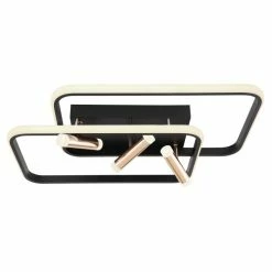 Globo COCO Deckenleuchte LED Schwarz, 1-flammig, Fernbedienung 14 Globo COCO Deckenleuchte LED Schwarz, 1-flammig, Fernbedienung -LED Leuchten Verkäufe globo coco deckenleuchte 67301d1 2