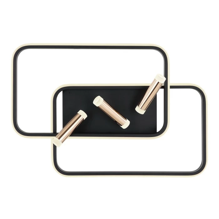 Globo COCO Deckenleuchte LED Schwarz, 1-flammig, Fernbedienung 4 Globo COCO Deckenleuchte LED Schwarz, 1-flammig, Fernbedienung – Bild 4