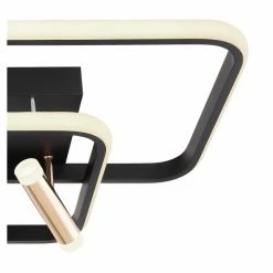 Globo COCO Deckenleuchte LED Schwarz, 1-flammig, Fernbedienung 16 Globo COCO Deckenleuchte LED Schwarz, 1-flammig, Fernbedienung -LED Leuchten Verkäufe globo coco deckenleuchte 67301d1 4