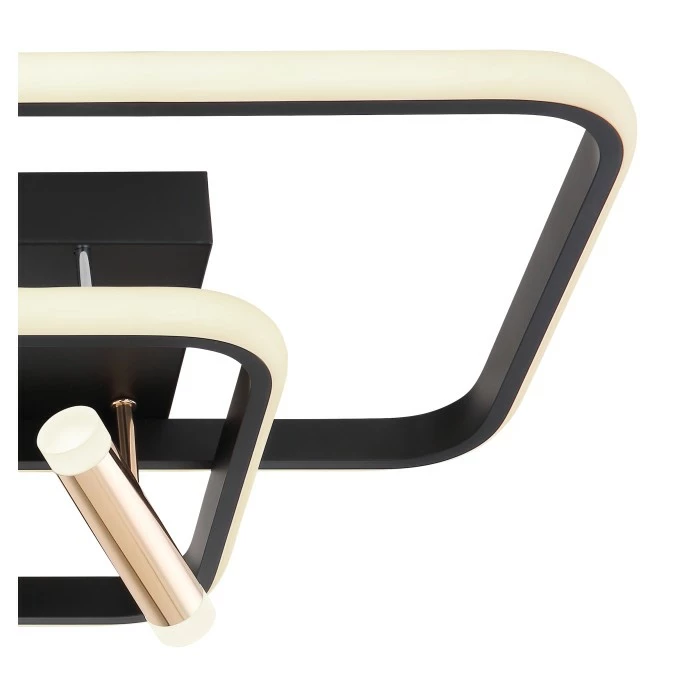 Globo COCO Deckenleuchte LED Schwarz, 1-flammig, Fernbedienung 5 Globo COCO Deckenleuchte LED Schwarz, 1-flammig, Fernbedienung – Bild 5