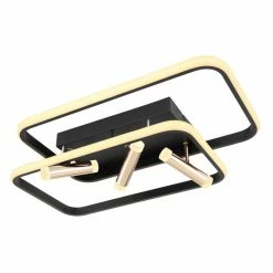 Globo COCO Deckenleuchte LED Schwarz, 1-flammig, Fernbedienung 17 Globo COCO Deckenleuchte LED Schwarz, 1-flammig, Fernbedienung -LED Leuchten Verkäufe globo coco deckenleuchte 67301d1 5