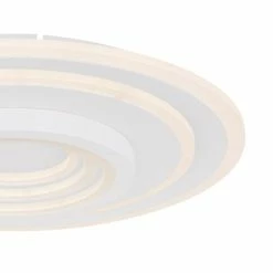 Globo COLADRA Deckenleuchte LED Wei&szlig;, 1-flammig, Fernbedienung -LED Leuchten Verkäufe globo coladra deckenleuchte 48534 50 3