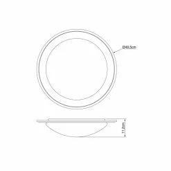 Globo DEGGI Deckenleuchte LED Weiß, 1-flammig -LED Leuchten Verkäufe globo deggi deckenleuchte 48297 36 4