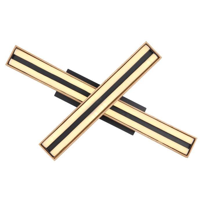 Globo DORO Deckenleuchte LED Schwarz, Holzoptik, 1-flammig 5 Globo DORO Deckenleuchte LED Schwarz, Holzoptik, 1-flammig – Bild 5