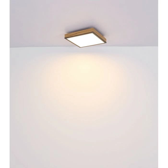 Globo DORO Deckenpanel LED Schwarz, Holzoptik, 1-flammig 8 Globo DORO Deckenpanel LED Schwarz, Holzoptik, 1-flammig – Bild 8