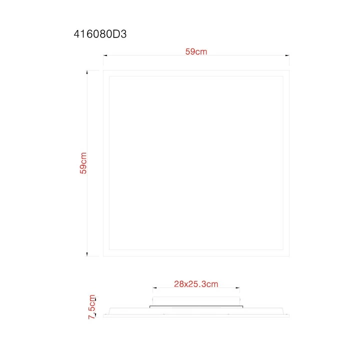 Globo DORO LED Panel Weiß, 1-flammig 7 Globo DORO LED Panel Weiß, 1-flammig – Bild 7