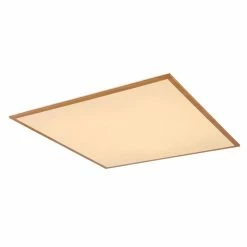 Globo DORO LED Panel Holz hell, 1-flammig