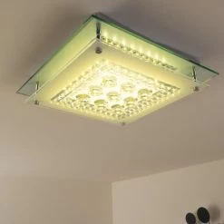 Globo ELENA Deckenleuchte LED Chrom, 1-flammig