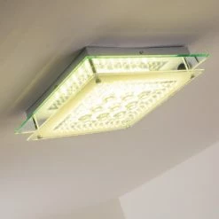 Globo ELENA Deckenleuchte LED Chrom, 1-flammig -LED Leuchten Verkäufe globo elena deckenleuchte 49362 4