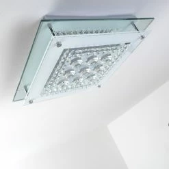 Globo ELENA Deckenleuchte LED Chrom, 1-flammig -LED Leuchten Verkäufe globo elena deckenleuchte 49362 5