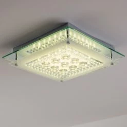 Globo ELENA Deckenleuchte LED Chrom, 1-flammig -LED Leuchten Verkäufe globo elena deckenleuchte 49362 6