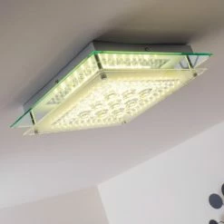 Globo ELENA Deckenleuchte LED Chrom, 1-flammig -LED Leuchten Verkäufe globo elena deckenleuchte 49362 9