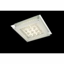 Globo ELENA Deckenleuchte LED Chrom, 1-flammig -LED Leuchten Verkäufe globo elena deckenleuchte 493622 2