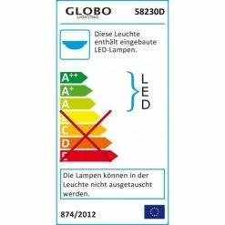Globo ESTELAR Deckenleuchte LED Aluminium, 1-flammig 5 Globo ESTELAR Deckenleuchte LED Aluminium, 1-flammig -LED Leuchten Verkäufe globo estelar deckenleuchte 58230d 2