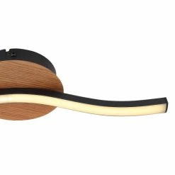 Globo EVITA Deckenleuchte LED Schwarz, Holzoptik, 1-flammig 9 Globo EVITA Deckenleuchte LED Schwarz, Holzoptik, 1-flammig -LED Leuchten Verkäufe globo evita deckenleuchte 67171 6 4