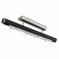 Globo FELICITAS Deckenleuchte LED Nickel-Matt, Schwarz, 1-flammig -LED Leuchten Verkäufe globo felicitas deckenleuchte 15354 15dn 3