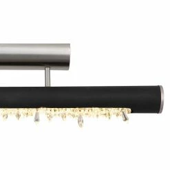 Globo FELICITAS Deckenleuchte LED Nickel-Matt, Schwarz, 1-flammig -LED Leuchten Verkäufe globo felicitas deckenleuchte 15354 15dn 6