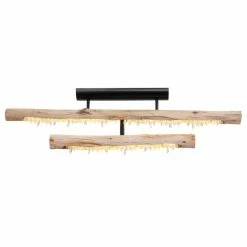 Globo FELICITAS Deckenleuchte LED Schwarz, 1-flammig -LED Leuchten Verkäufe globo felicitas deckenleuchte 15354 30d 3