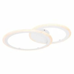 Globo FENNA Deckenleuchte LED Weiß, 1-flammig, Fernbedienung 17 Globo FENNA Deckenleuchte LED Weiß, 1-flammig, Fernbedienung -LED Leuchten Verkäufe globo fenna deckenleuchte 67120 40 7