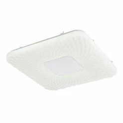 Globo FINDUS Deckenleuchte LED Wei&szlig;, 1-flammig, Fernbedienung