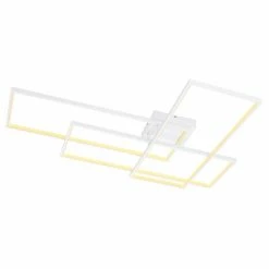 Globo GABRIEL Deckenleuchte LED Wei&szlig;, 1-flammig -LED Leuchten Verkäufe globo gabriel deckenleuchte 67227 100w 5