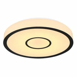 Globo GEORGIA Deckenleuchte LED Wei&szlig;, 1-flammig, Fernbedienung, Farbwechsler -LED Leuchten Verkäufe globo georgia deckenleuchte 48027 30sh 3