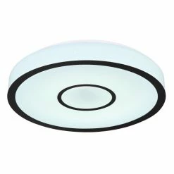 Globo GEORGIA Deckenleuchte LED Wei&szlig;, 1-flammig, Fernbedienung, Farbwechsler -LED Leuchten Verkäufe globo georgia deckenleuchte 48027 30sh 4