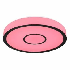 Globo GEORGIA Deckenleuchte LED Wei&szlig;, 1-flammig, Fernbedienung, Farbwechsler -LED Leuchten Verkäufe globo georgia deckenleuchte 48027 30sh 5