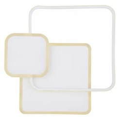 Globo GERALD Deckenleuchte LED Wei&szlig;, 1-flammig -LED Leuchten Verkäufe globo gerald deckenleuchte 48015 60sh 4