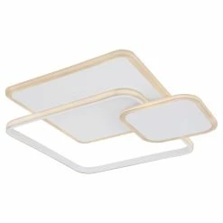 Globo GERALD Deckenleuchte LED Wei&szlig;, 1-flammig -LED Leuchten Verkäufe globo gerald deckenleuchte 48015 60sh 7