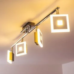 Globo GEROLF Deckenstrahler LED Chrom, 5-flammig -LED Leuchten Verkäufe globo gerolf deckenstrahler 56111 4 12