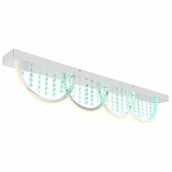 Globo GERT Deckenleuchte LED Wei&szlig;, 1-flammig, Farbwechsler -LED Leuchten Verkäufe globo gert deckenleuchte 67104 28 7