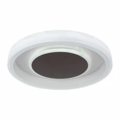 Globo GOFFI Deckenleuchte LED Wei&szlig;, 1-flammig, Fernbedienung -LED Leuchten Verkäufe globo goffi deckenleuchte 48398 40 5