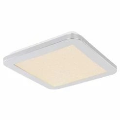 Globo GUSSAGO Deckenpanel LED Chrom, 1-flammig