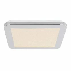 Globo GUSSAGO Deckenpanel LED Chrom, 1-flammig -LED Leuchten Verkäufe globo gussago deckenpanel 41561 12 2