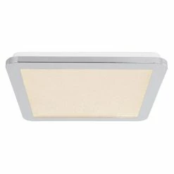 Globo GUSSAGO Deckenpanel LED Chrom, 1-flammig -LED Leuchten Verkäufe globo gussago deckenpanel 41561 18 2